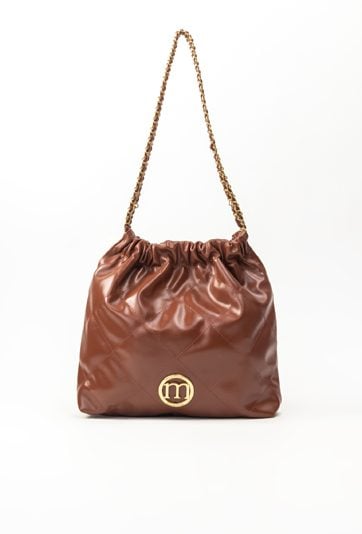 Torba damska typu worek z pikowaniem