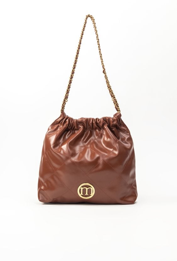 Torba damska typu worek z pikowaniem