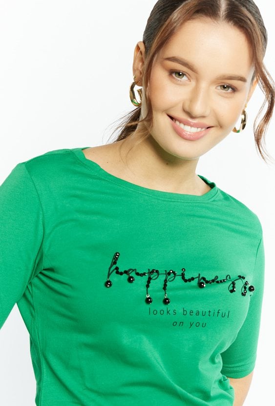 Bawełniany T-shirt damski