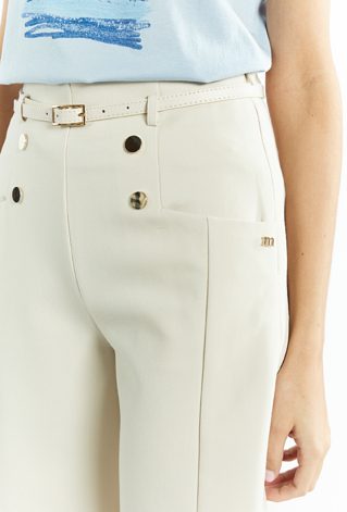 Szorty damskie z paskiem