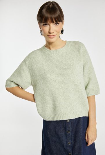 Sweter damski w pastelowym odcieniu