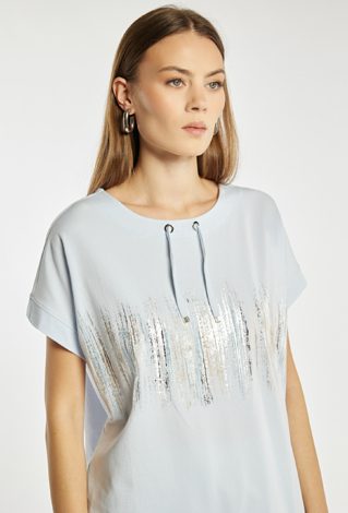 T-shirt z wiązaniem