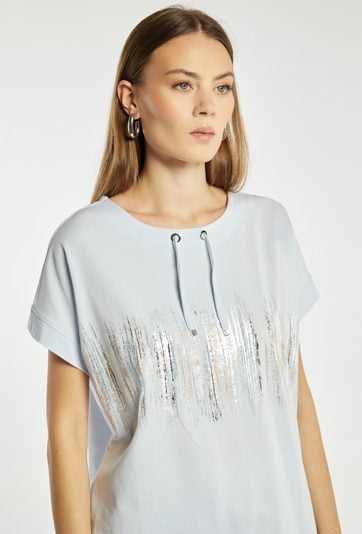 T-shirt z wiązaniem