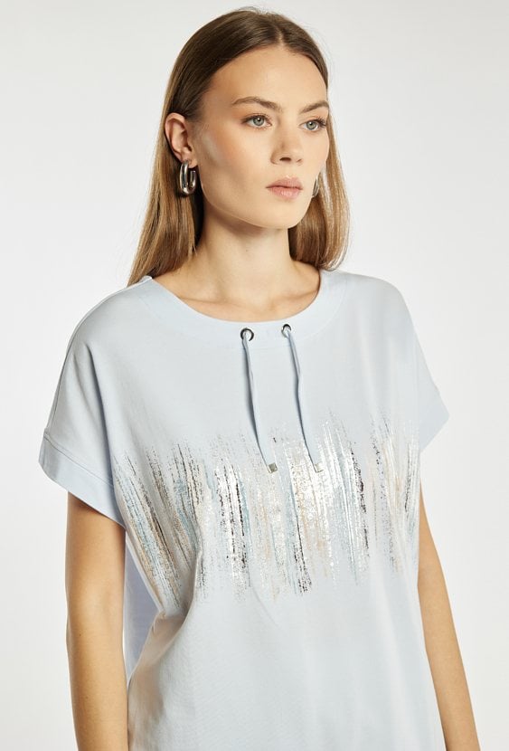 T-shirt z wiązaniem