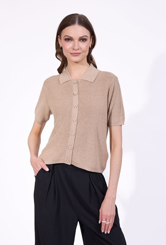 Sweter z krótkim rękawem