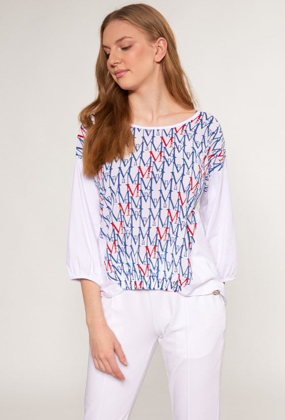 Bluzka z nadrukiem logo