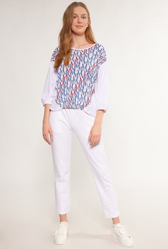 Bluzka z nadrukiem logo