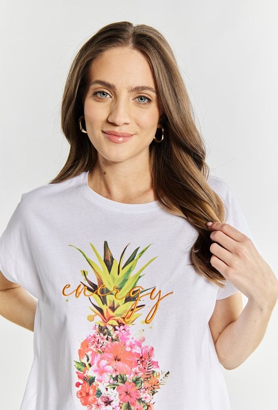 T-shirt damski z nadrukiem