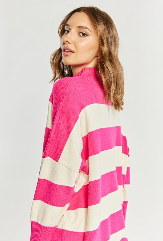 Sweter damski w paski