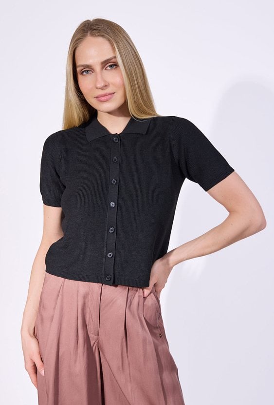 Sweter z krótkim rękawem