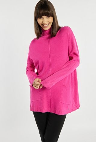 Sweter damski z golfem