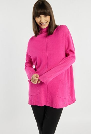 Sweter damski z golfem