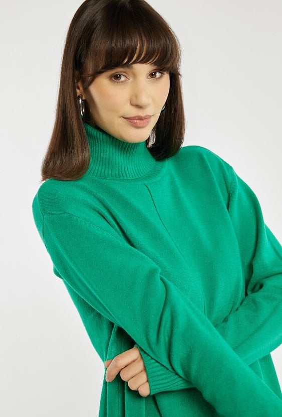 Sweter damski z golfem