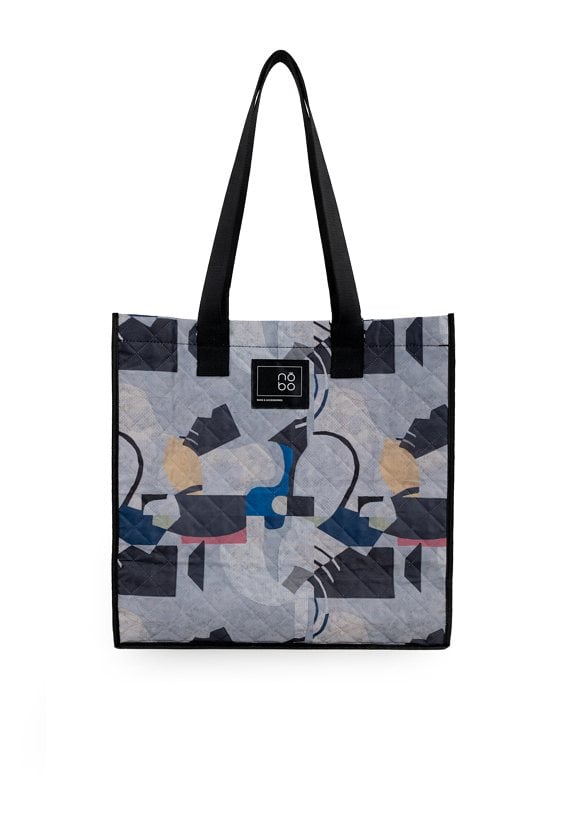 Duży shopper z wzorem