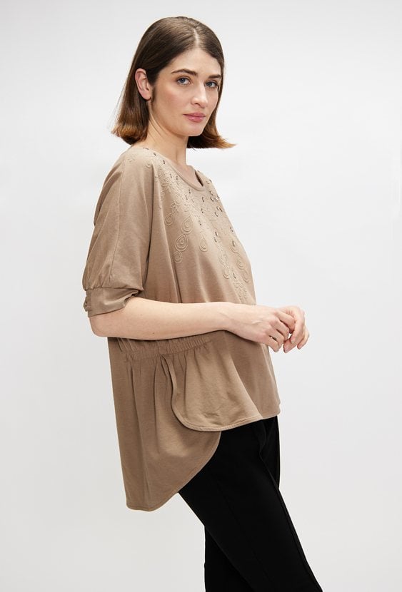 Bluzka ze ściągaczem