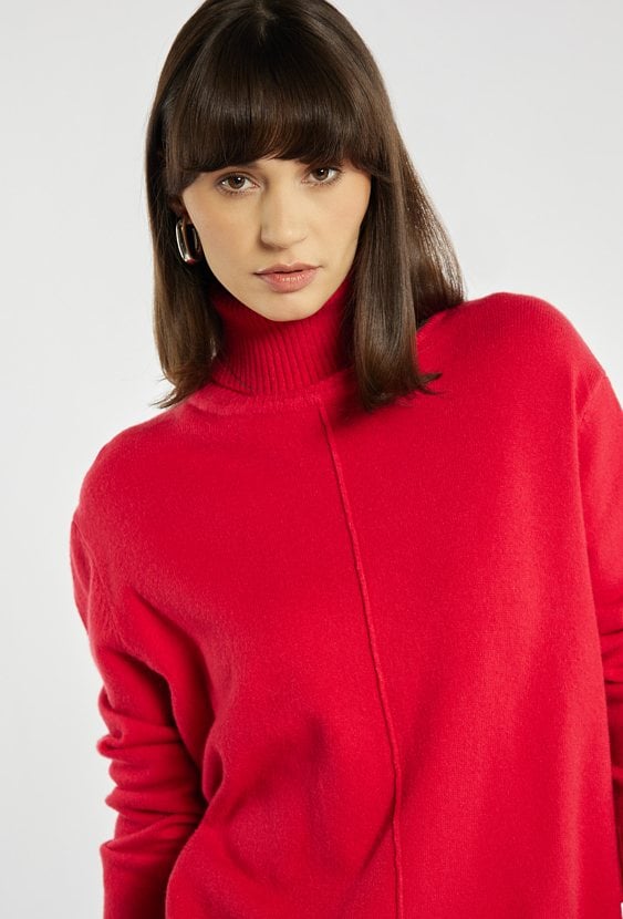 Sweter damski z golfem