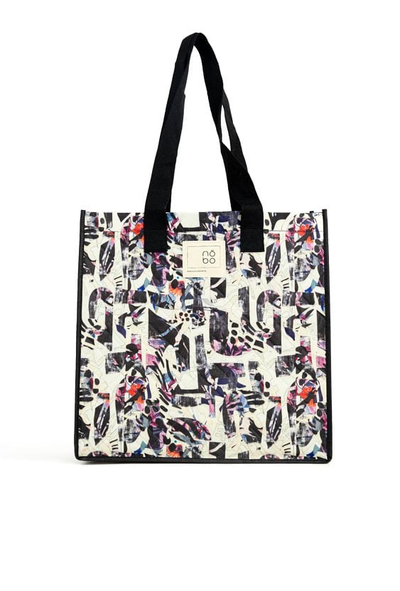 Duży shopper z wzorem