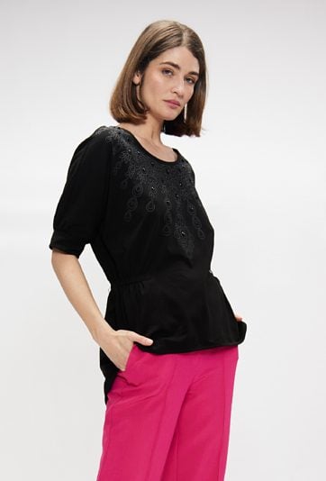 Bluzka ze ściągaczem