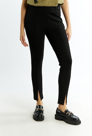 Spodnie damskie z rozcięciami