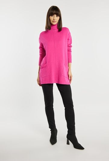 Sweter damski z golfem