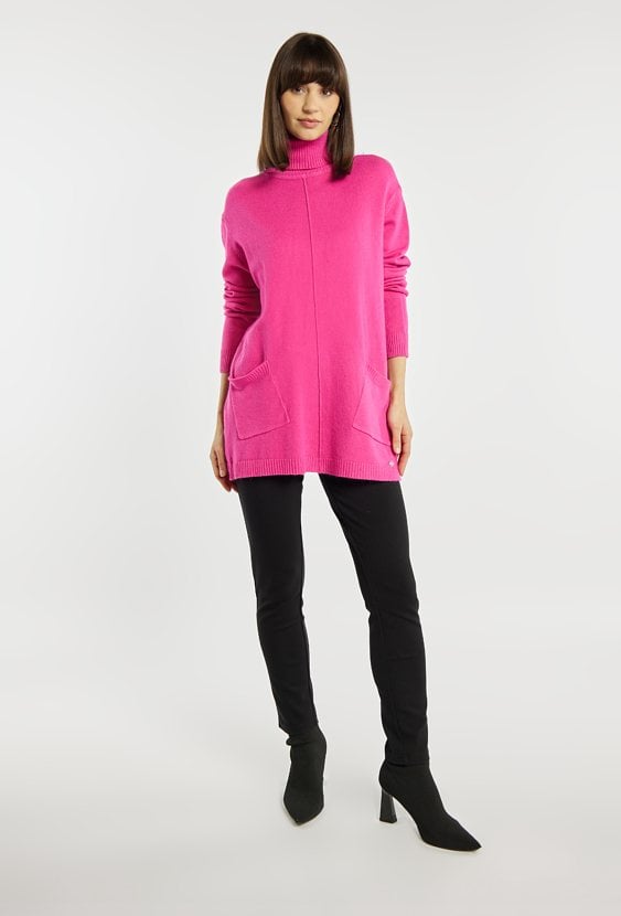 Sweter damski z golfem