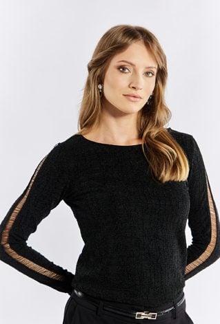 Bluzka z połyskującym wzorem