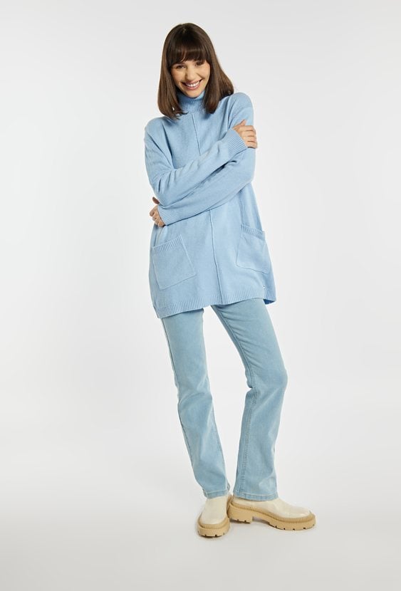 Sweter damski z golfem