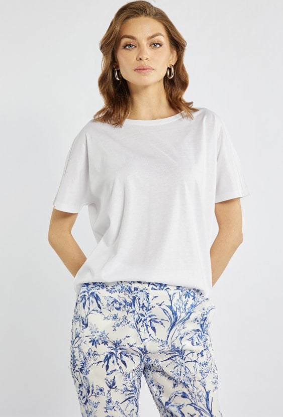 T-shirt damski z modalu