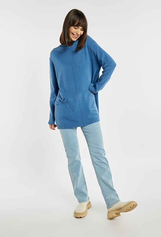 Sweter damski z golfem