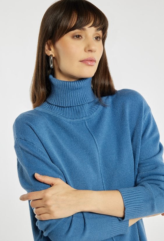 Sweter damski z golfem