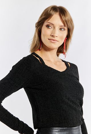 Bluzka damska z połyskiem