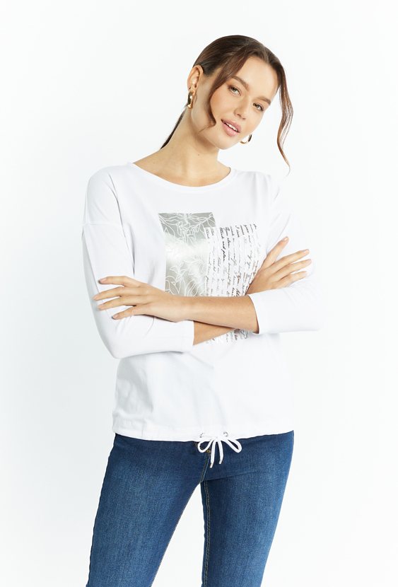 Bawełniany T-shirt damski