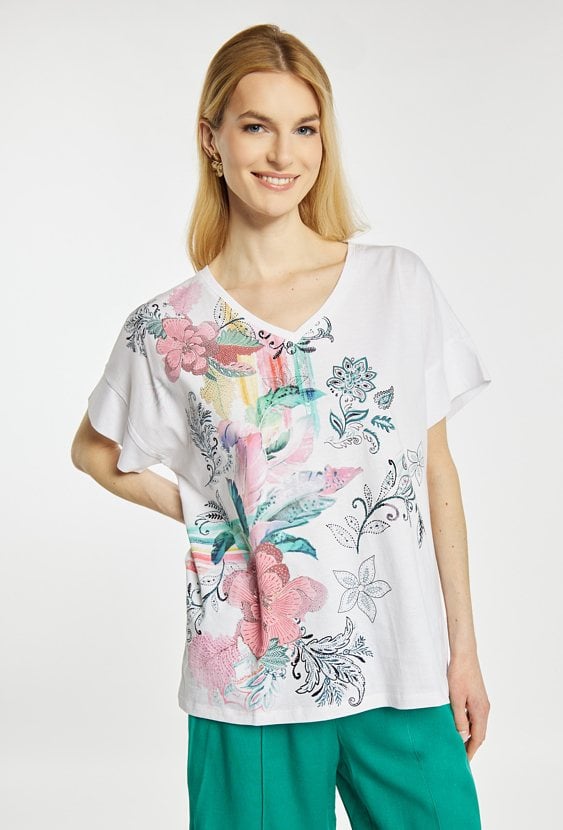 T-shirt z bawełny