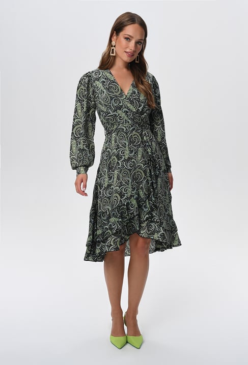 Sukienka z falbanami