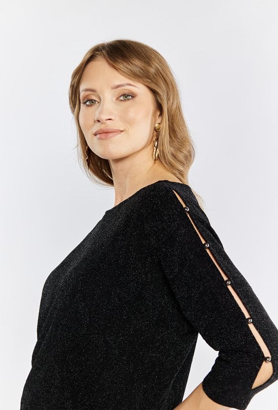 Połyskująca bluzka damska