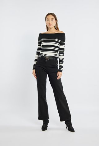 Czarne spodnie damskie