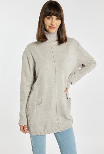 Sweter damski z golfem