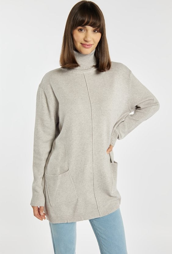 Sweter damski z golfem