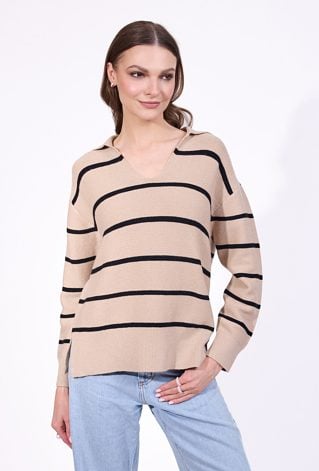 Sweter w paski