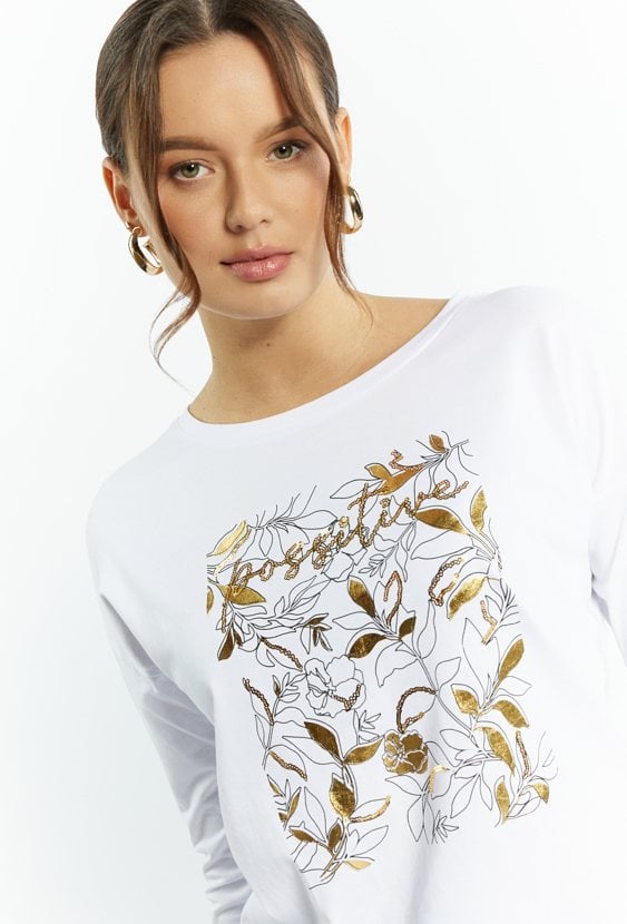 T-shirt damski z nadrukiem