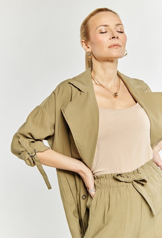 Przejściowa kurtka z wiskozy