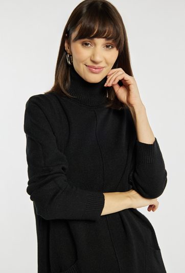 Sweter damski z golfem
