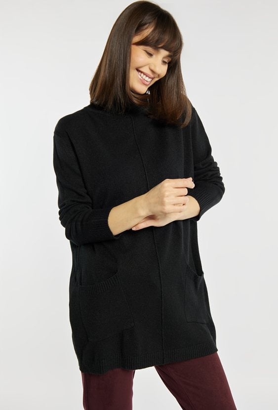 Sweter damski z golfem