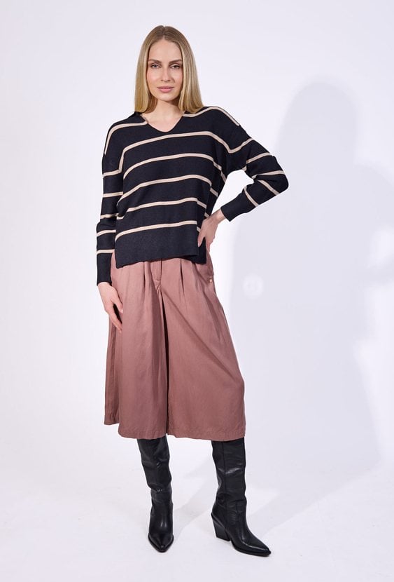 Sweter w paski