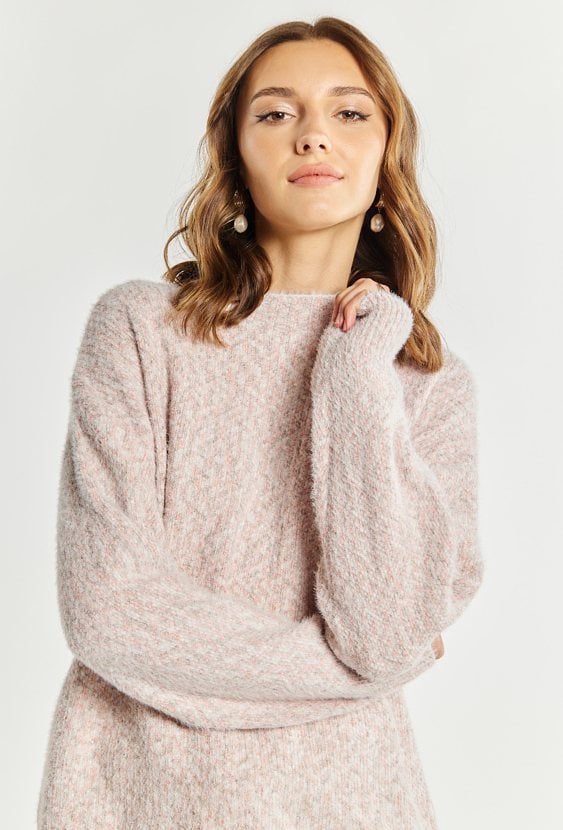 Kolorowy sweter damski