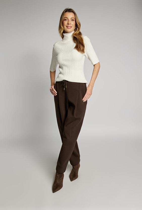 Sweter z golfem
