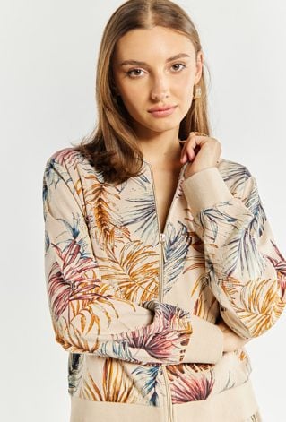 Wzorzysta bluza damska