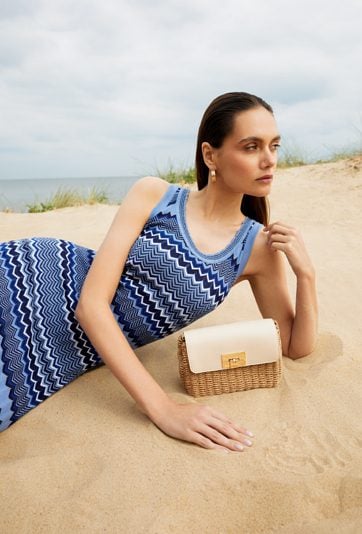 Stylowy koszyk typu crossbody