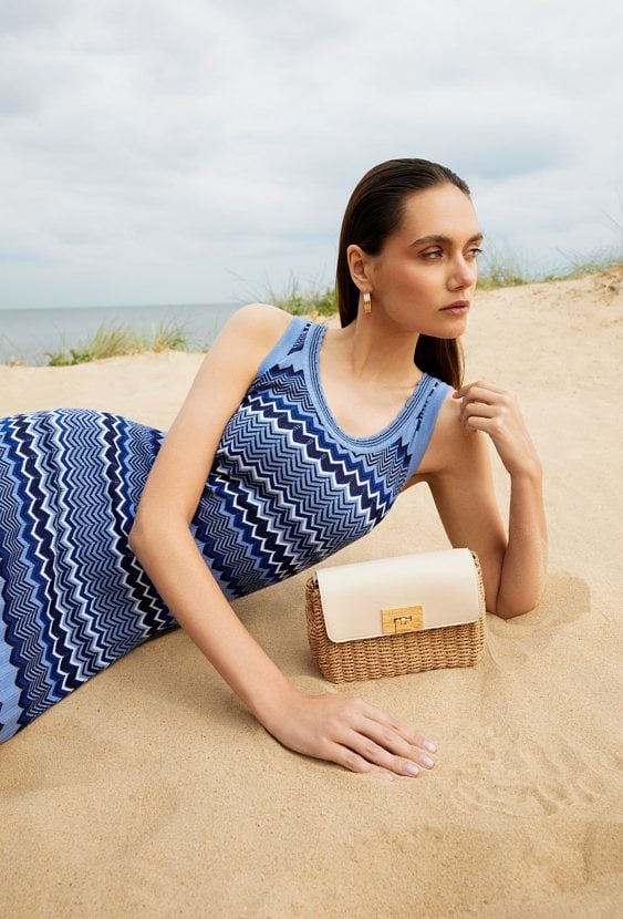 Stylowy koszyk typu crossbody