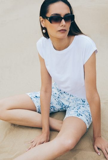 Stylowe spodenki z wzorem